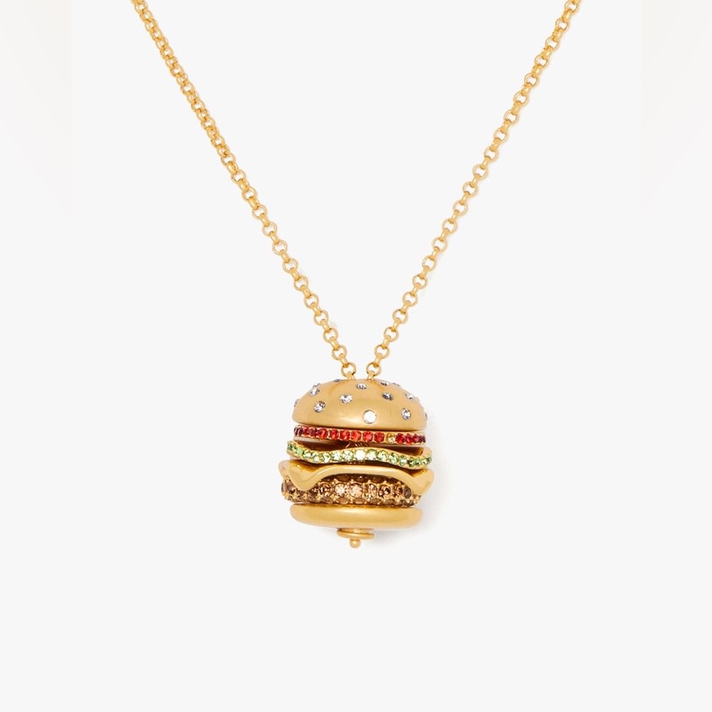 Kate Spade Fast Food Burger Pendant
